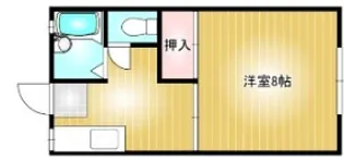 岡山県倉敷市笹沖【アパート】の間取り