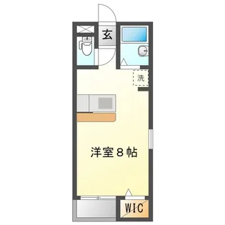 オリーブB【1階】の間取り