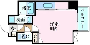 BOND BLD.IV【8階】の間取り