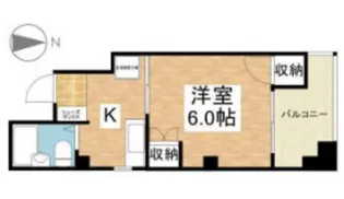 キャステル3【5階】の間取り