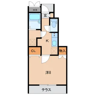 カーサミア【1階】の間取り