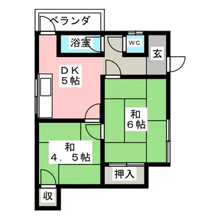 楠木住宅【2階】の間取り