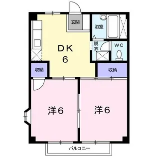 八木沢ビル【2階】の間取り
