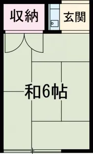 1Rの間取り画像