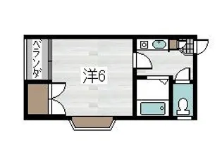 1Kの間取り画像