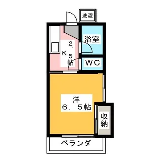 コーポ北原II【1階】の間取り