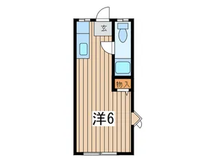 アパルト向ヶ丘II【1階】の間取り