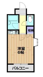プレスト西川頭B棟【2階】の間取り