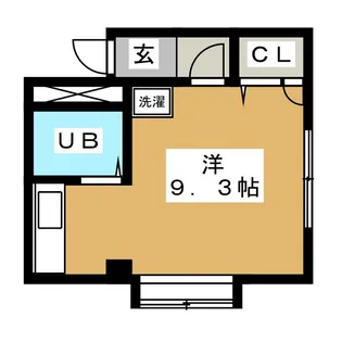 シティパレス【1階】の間取り