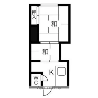 田澤荘【2階】の間取り