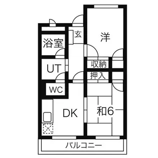 TDマンションPaulownia(パウロニア)【2階】の間取り