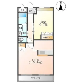 S&K大門【2階】の間取り
