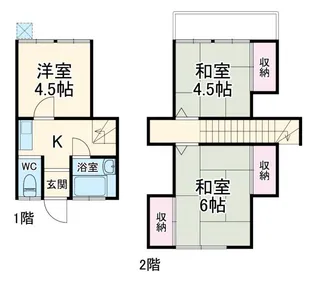 池田荘の間取り