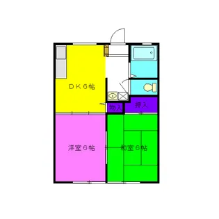 ステラチェリー【1階】の間取り