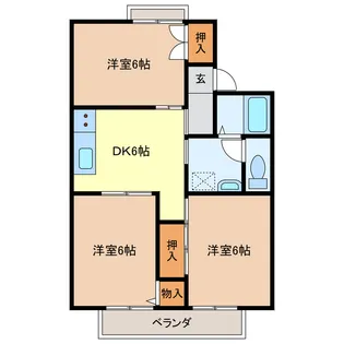 アーバンステージICHIKAWA A棟【1階】の間取り
