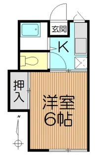 フォーブル柏木【2階】の間取り