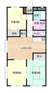 ユーミーセレーノ【2階】の間取り
