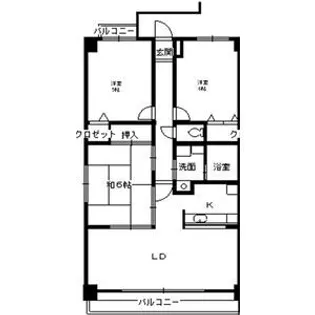愛知県名古屋市名東区社が丘1【マンション】の間取り