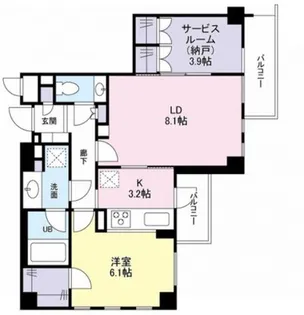 ドゥーエ千石【3階】の間取り