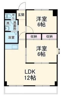 ルーブル早稲田【4階】の間取り