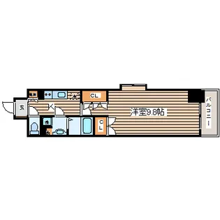 木町通一丁目レジデンス【7階】の間取り