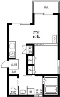 Rozi高円寺【2階】の間取り