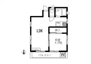 ファミリーハイツ秀【2階】の間取り