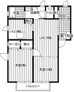神奈川県鎌倉市大船【アパート】の間取り