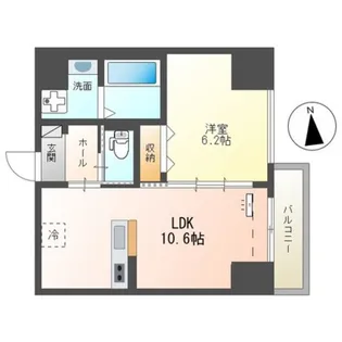 中央地所西条駅前ビル【9階】の間取り