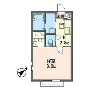 ビオナ・ガルボ【1階】の間取り