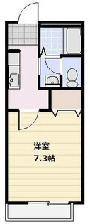 埼玉県戸田市笹目2【アパート】の間取り