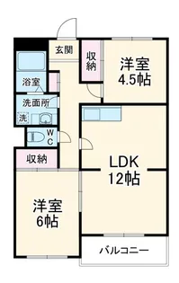 コミネマンション【2階】の間取り