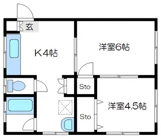 池田コーポ【3階】の間取り