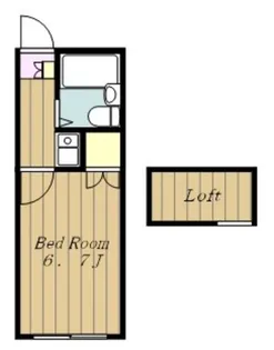 リエス厚木及川【2階】の間取り