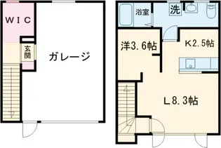 BASE G【2階】の間取り