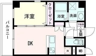 パークフロント亀戸【3階】の間取り