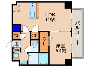 infinity香里北【6階】の間取り