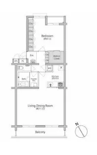 六本木BLESS【4階】の間取り