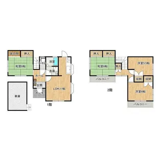 神奈川県高座郡寒川町岡田3【一戸建】の間取り