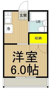 東京都国立市東4【マンション】の間取り