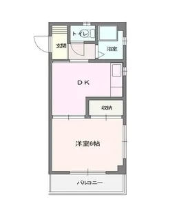 東京都足立区谷中1【マンション】の間取り