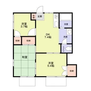 神奈川県横浜市瀬谷区宮沢2【アパート】の間取り
