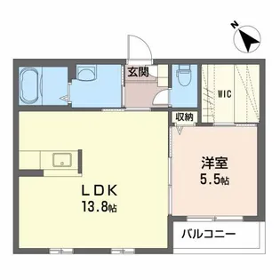 リブライフ春日【2階】の間取り