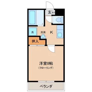 わかばマンション II【3階】の間取り