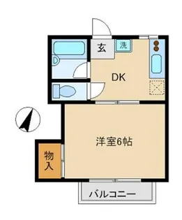 ハイム吉久No.1【1階】の間取り