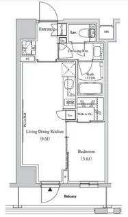 ザ・パークハビオ蕨【6階】の間取り