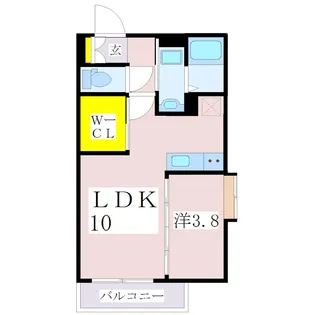 鹿児島県鹿児島市小松原1【マンション】の間取り