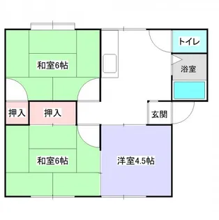 シャトミーA【1階】の間取り
