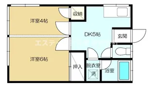 鎌田荘【2階】の間取り