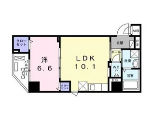 東京都墨田区東駒形3【マンション】の間取り